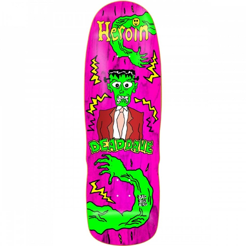 Heroin Dead Dave Dead Toon 10″ Skateboard Deck