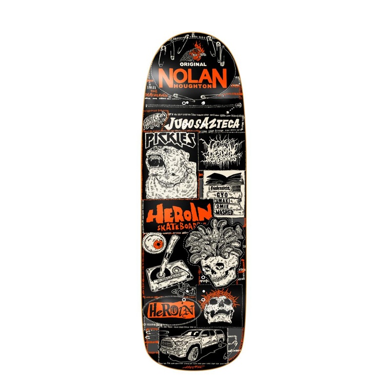 HEROIN NOLAN “NOLAN’S ORIGINAL” 9.6″ SKATEBOARD DECK