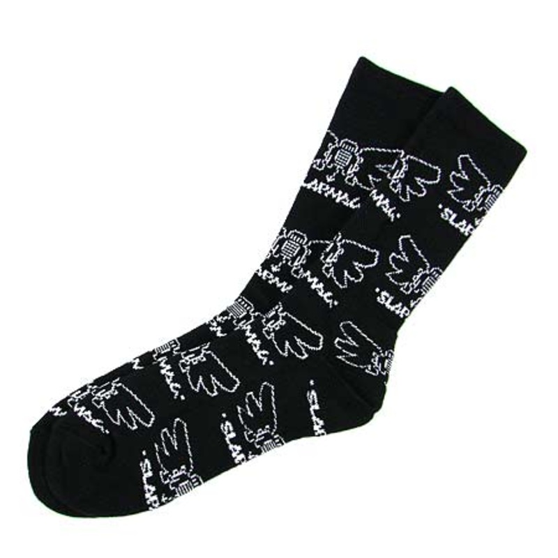 HUF HUF x SLAP Butterfly Crew Socks Black One size fits all