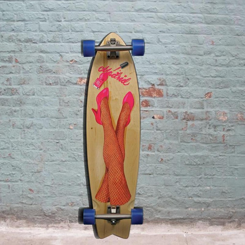 Madrid Legs Gun Fishtail Longboard – 37.75″ – Complete