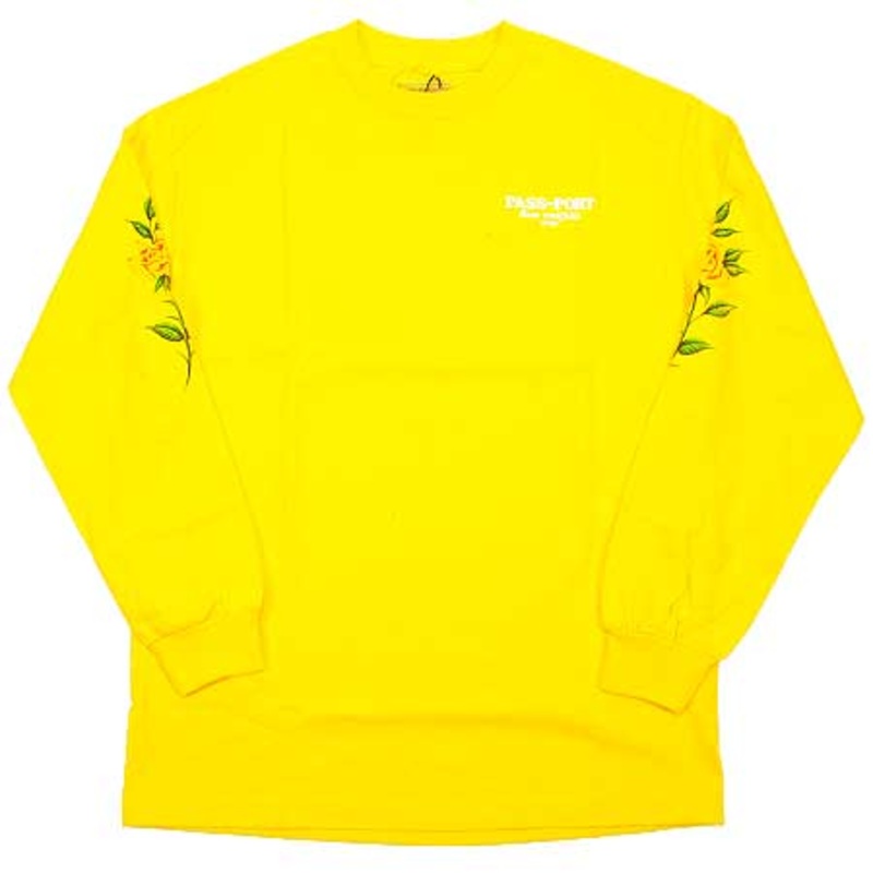 Pass Port Rosa Long Sleeve T Shirt Yellow Small