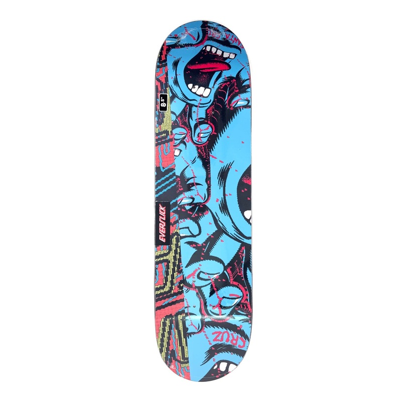 Santa Cruz – 8.5″ Deck – Everslick Deck No Pattern Hand – Green