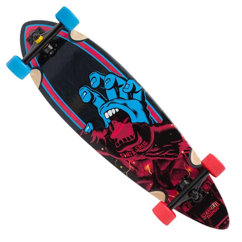 Santa Cruz Pintail Cruizer Stranger Things Screaming Hand 9.2×33