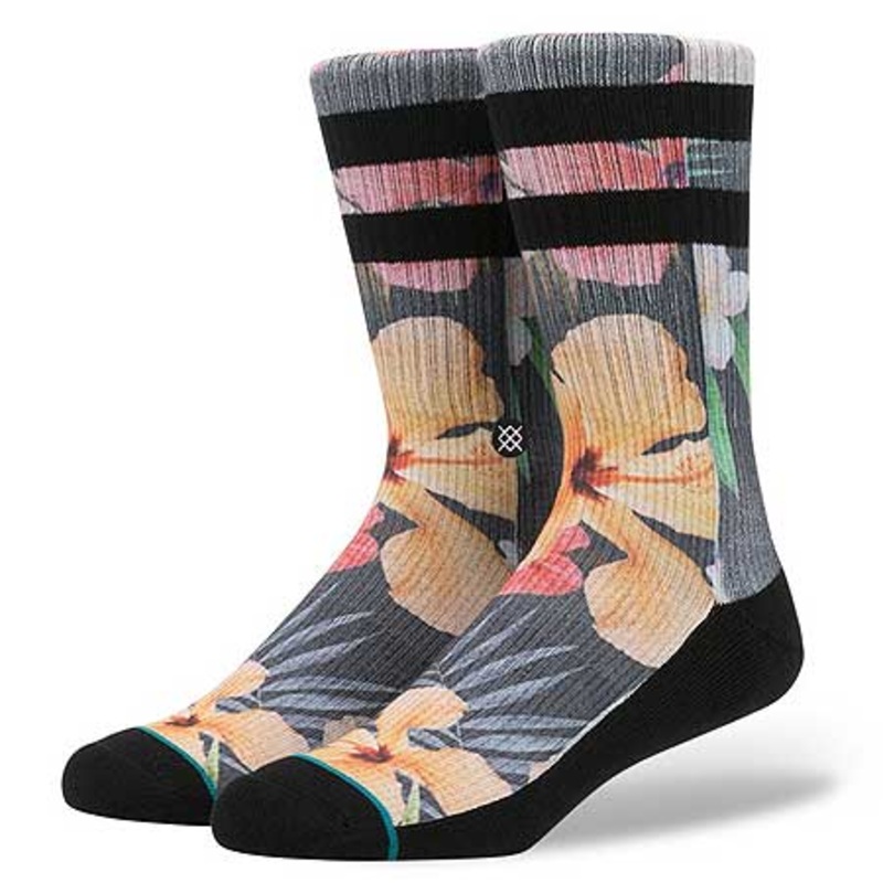 Stance Lynx Crew Socks Black Large