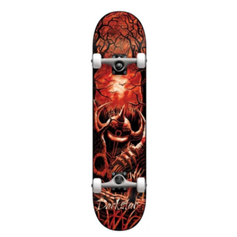 Darkstar Woods Red Tye Dye Complete 8.125 in 8.125 in