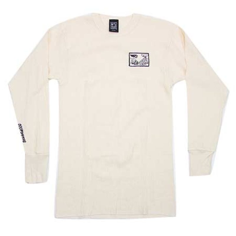Doom Sayers Snake Shake Thermal Long Sleeve Shirt Natural Large