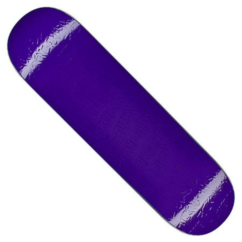 Fucking Awesome Stamp Embossed Deck Purple 8.18 x 31.73 WB:14