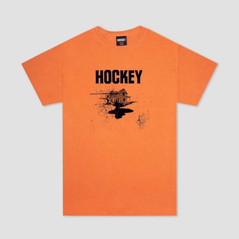 Hockey Spilt Milk T-Shirt Orange Small