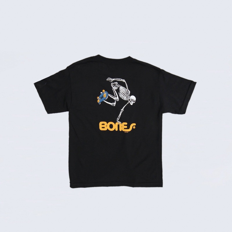 Powell Peralta Skateboard Skeleton Youth T-Shirt Black Small