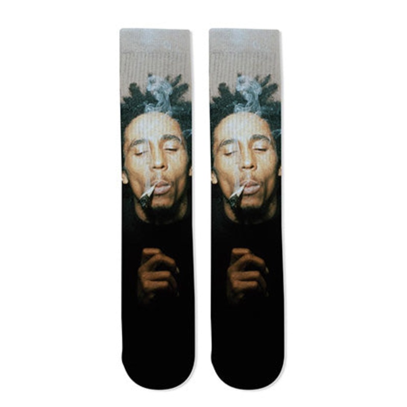 Primitive Skateboarding Primitive x Bob Marley Kaya Crew Socks Grey One size fits all