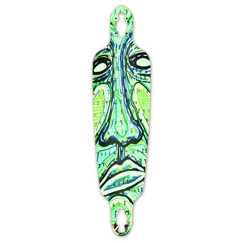 Punked Drop Through Longboard Deck – Countdown Deck