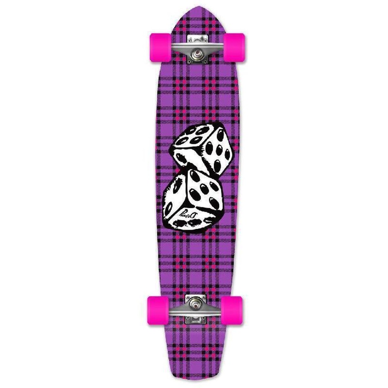 Punked Slimkick Longboard Complete – Dice Complete