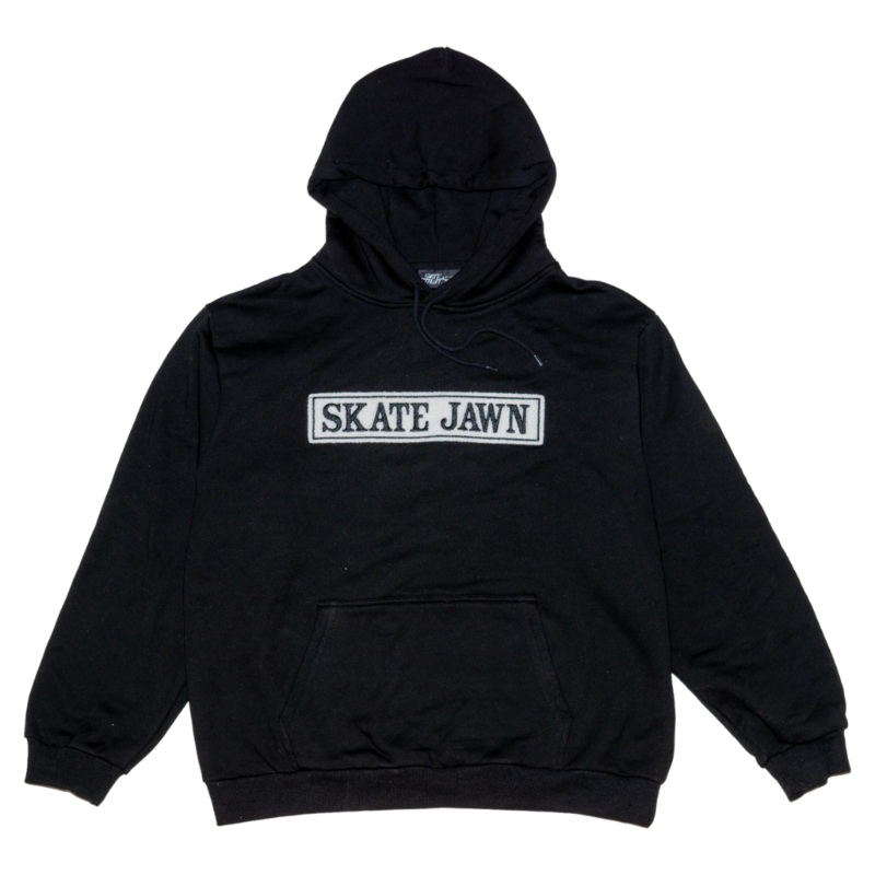 Skate Jawn Fuzzy Cover Box Hoodie Black LG