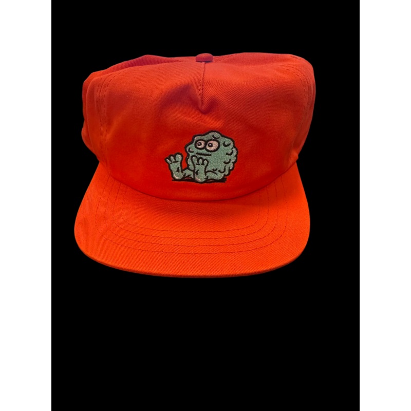 Snot Wide Boy Logo Orange Nylon 5 Panel Hat