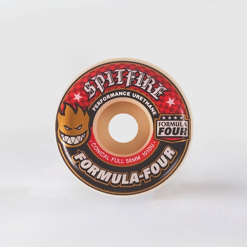 Spitfire – 56mm – 101DU Conical Full Formula Four Wheels – Natural