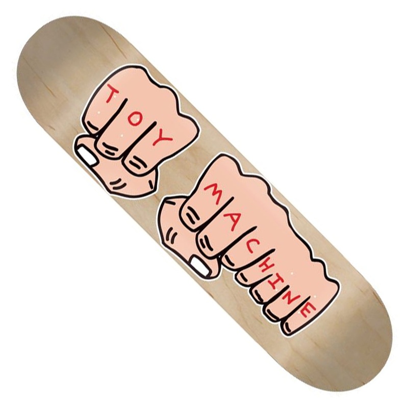 Toy Machine Fists Deck Natural 8.25 x 32 WB:14.25