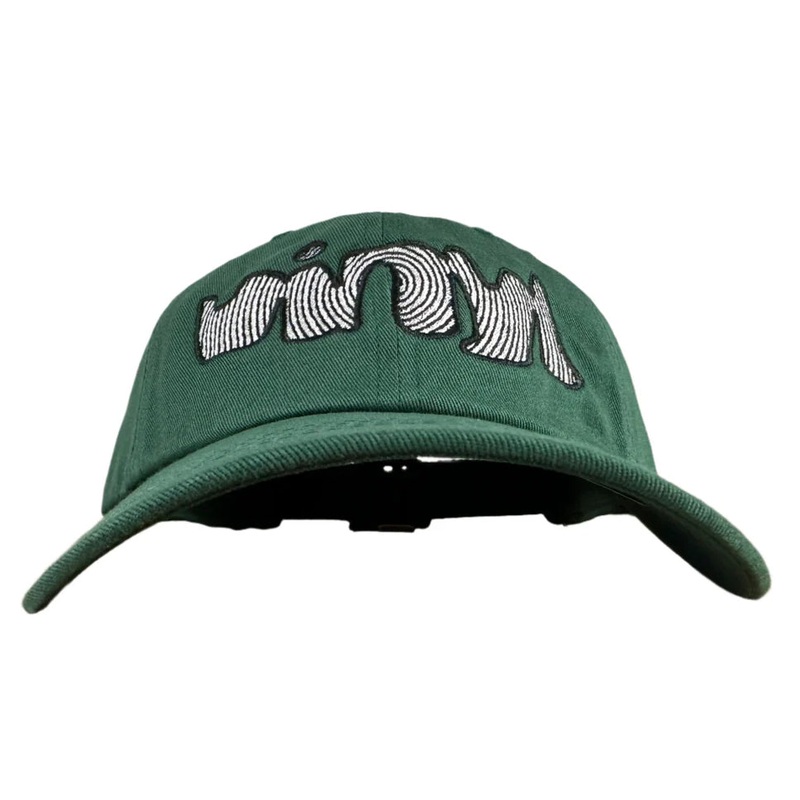 Vinyl Spiral Dad Hat Dark Green One Size Fits All