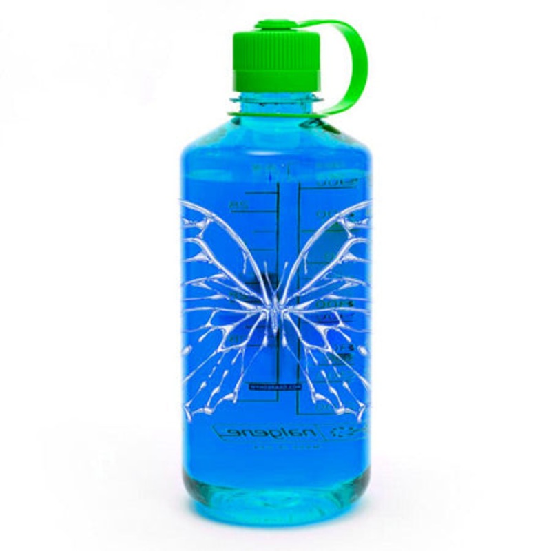 WKND Skateboards Butterfly Water Bottle Blue 32oz