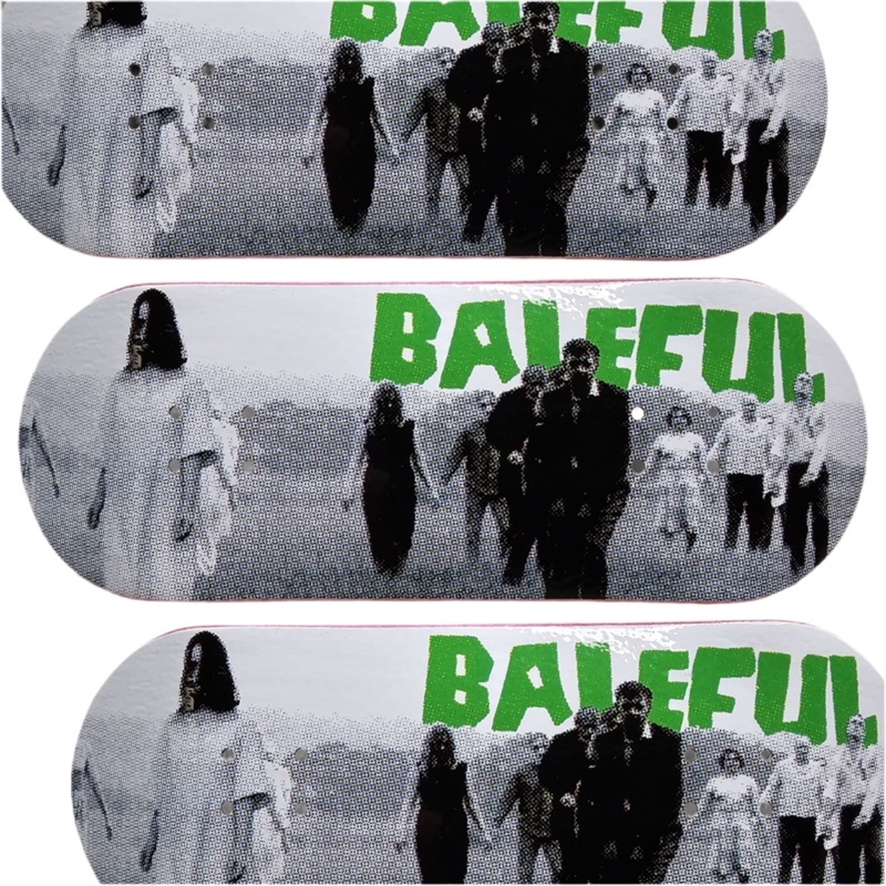 Baleful Decks Night of The Living Dead Fingerboard Deck Popsicle 32mm