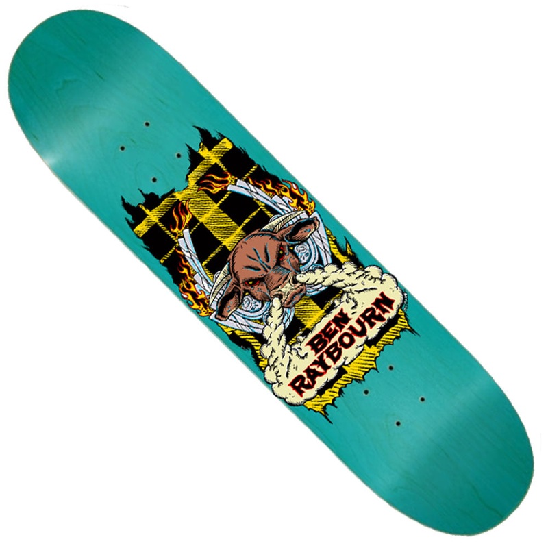 Ben Raybourn Steer 8.75 Metal Skateboards Shaped Deck