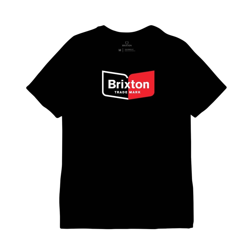 Brixton Chapter Short Sleeve Tee Black MD Black