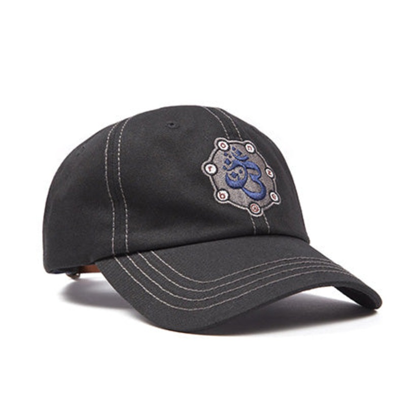 Bronze Shakra Mesh Strap-Back Hat Black/ Navy One size fits all