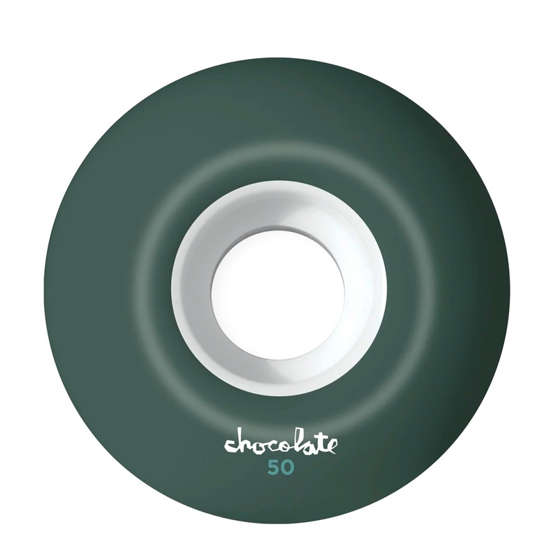 Chocolate – 50mm OG Chunk Staple Wheels – Green