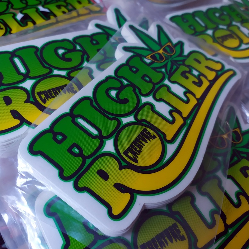 Creature Skateboards – 25 x High Roller Stickers Pack Bundle SEALED
