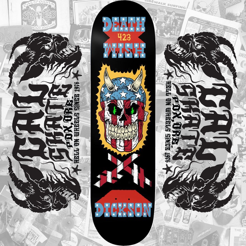 Deathwish “John Dickson- 423″ 8.5” Deck