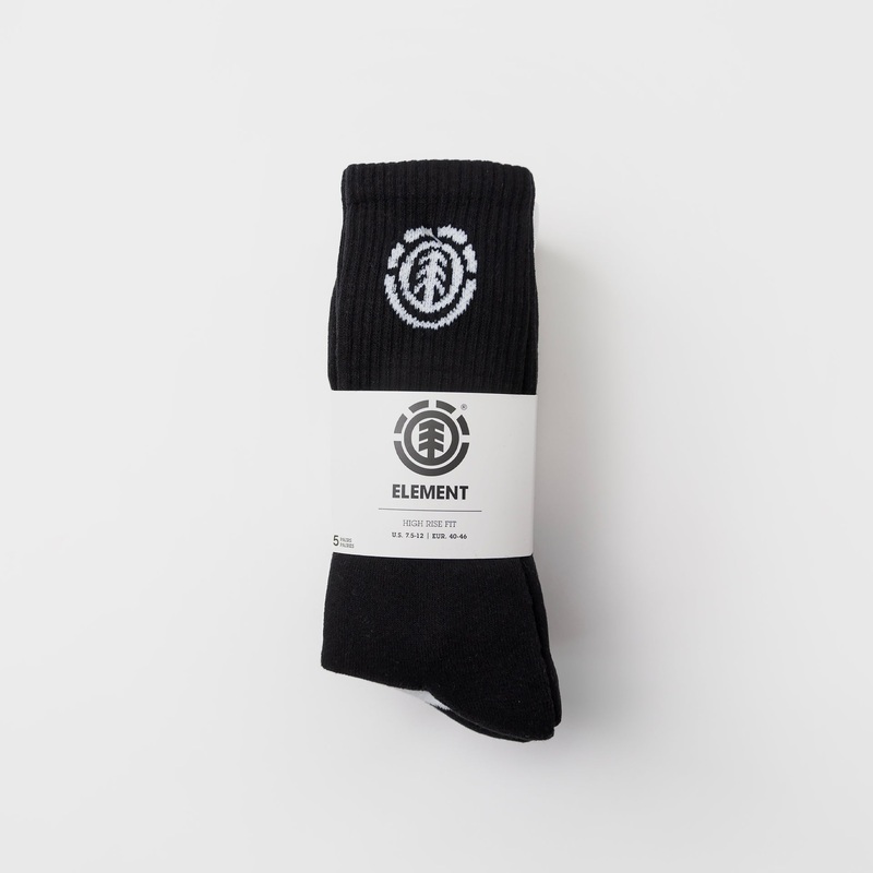 Element High Rise Five Pack Socks – Multi