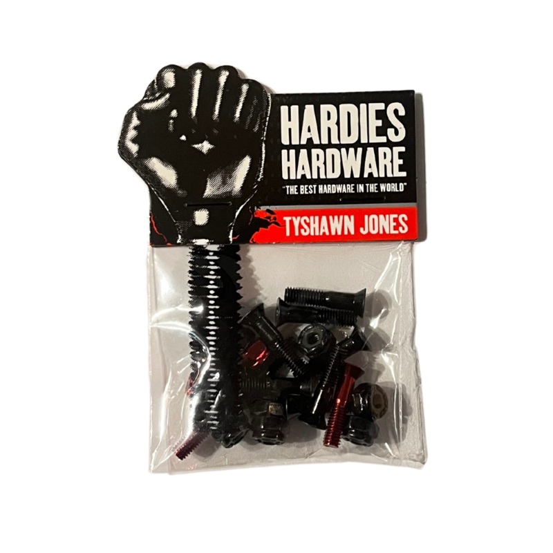 Hardies Hardware Tyshawn Allen Head Hardware .75″ (Black/Red)