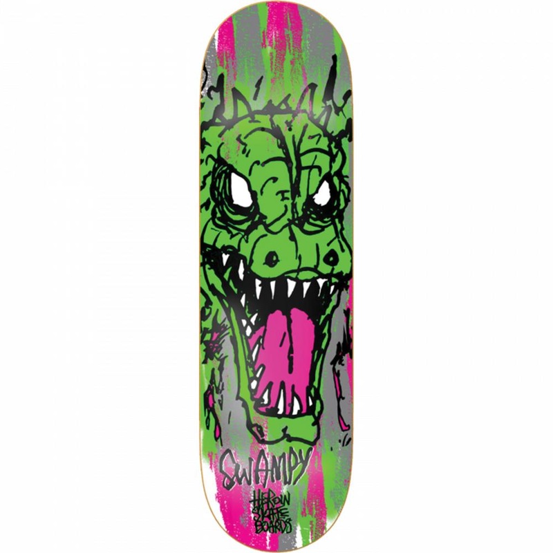 Heroin Swampy Savages 9.0″ Skateboard Deck