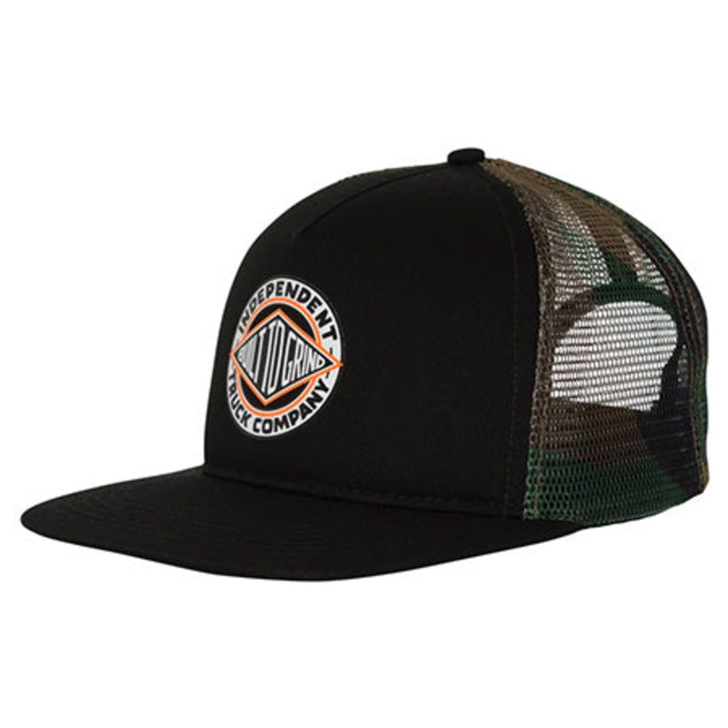 Independent BTG Summit Mesh Trucker Hat Black/ Camo One size fits all