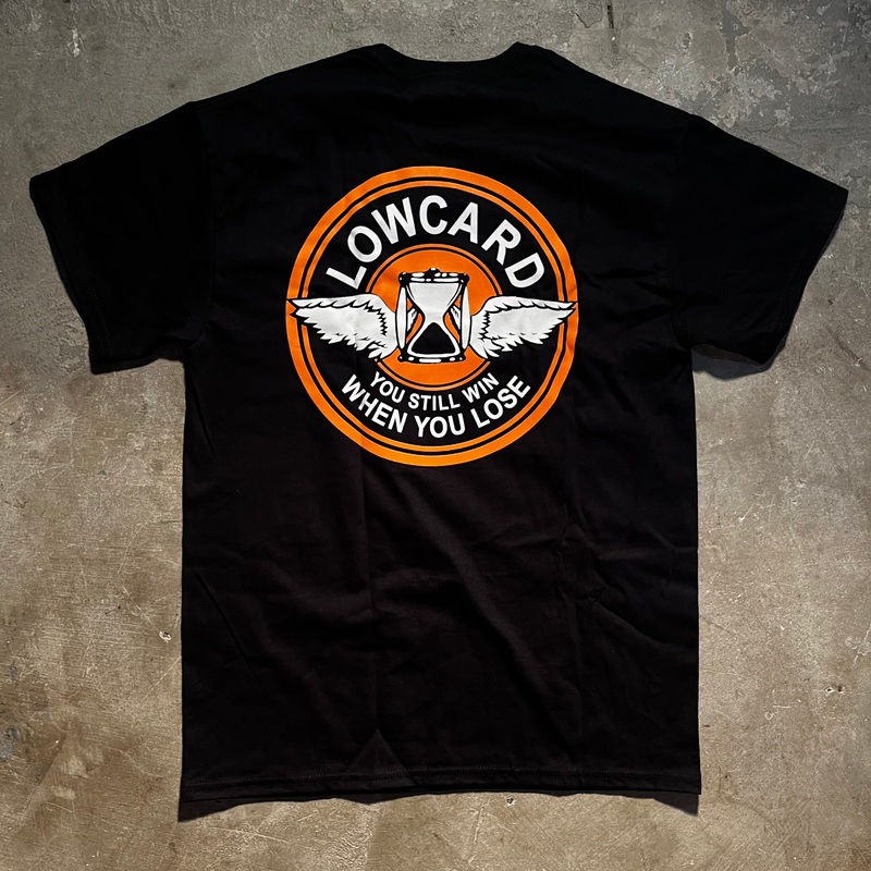 Lowcard – Time’s Up T-Shirt – Black Medium