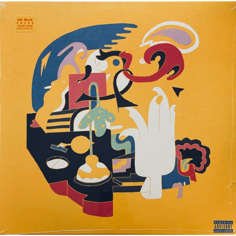 Mac Miller – Faces (Yellow Color Vinyl) 3x LP Record