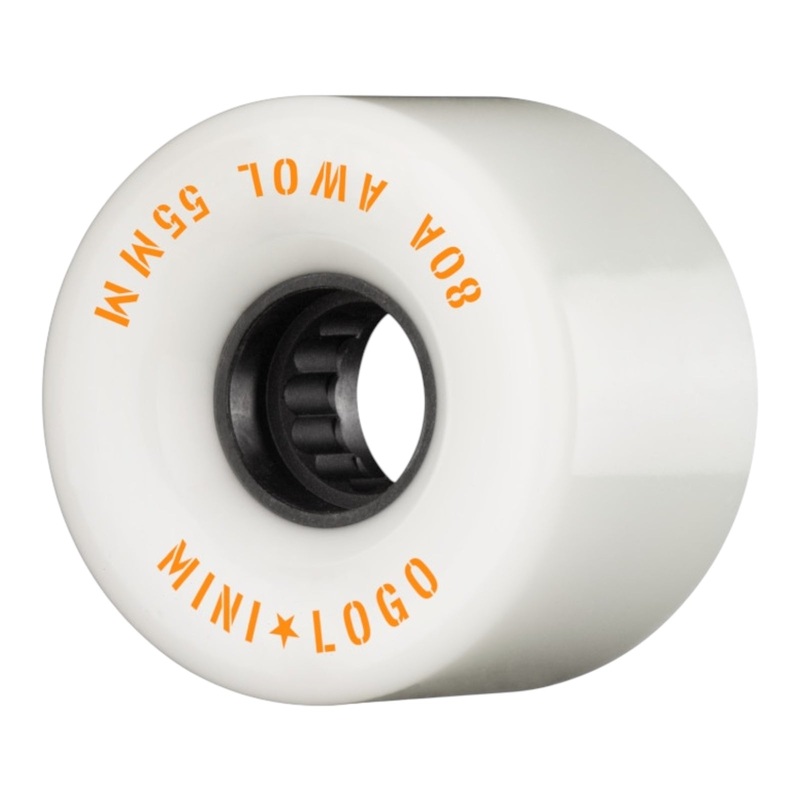 Mini Logo AWOL Skateboard Wheels 55mm 80A White 55mm