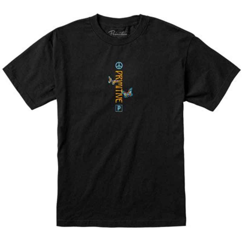 Primitive Skateboarding Mental Wealth T Shirt Black Medium