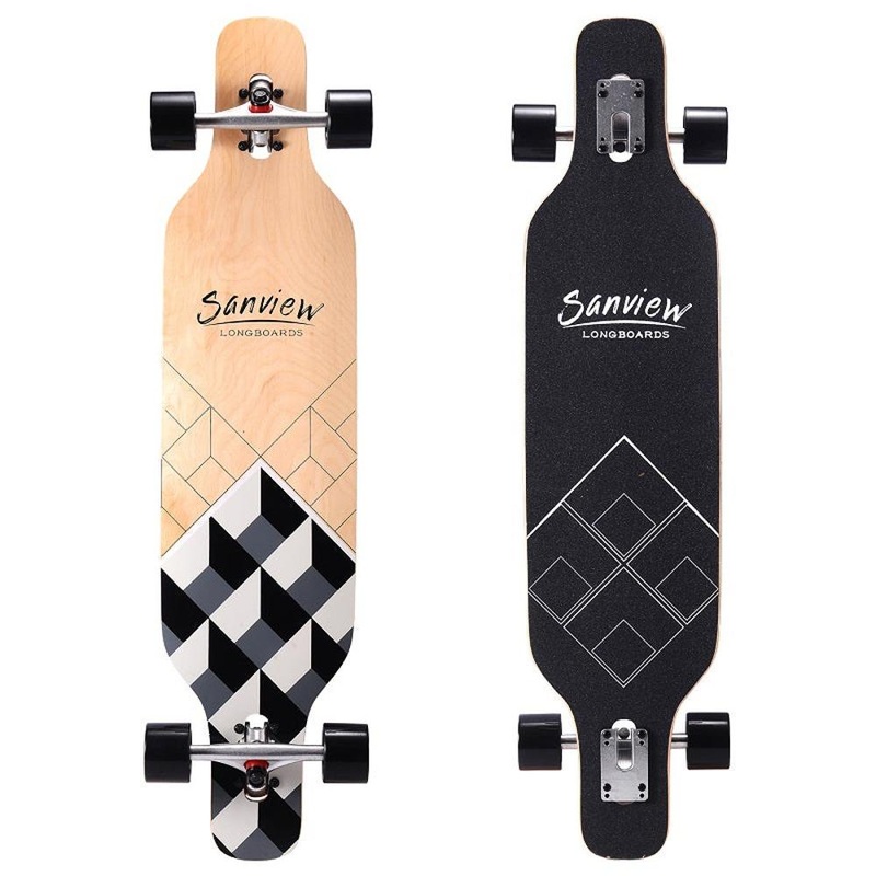 Sanview GRID Drop Though 39-inch Longboard Complete