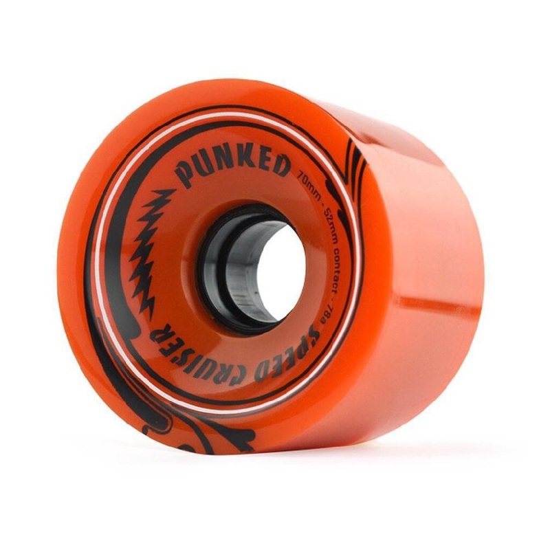 Speed Cruiser 70mm Longboard Wheels – Solid Orange Wheels only