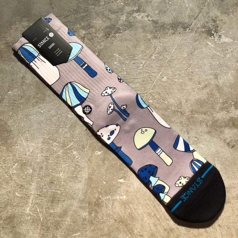 Stance Socks – Microbial Crew Sock – String Grey