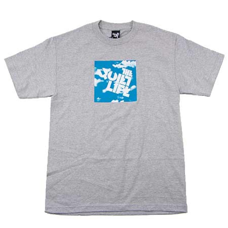 The Quiet Life Clouds Block T Shirt Heather Grey Medium