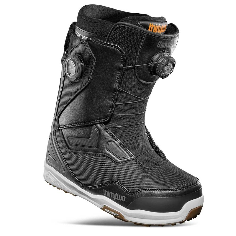 ThirtyTwo Men’s TM-2 Double Boa Snowboard Boots – 2025 9 Black/White