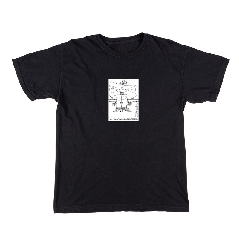 WELCOME X BAUHAUS EXQUISITE CORPSE T-SHIRT Small Black