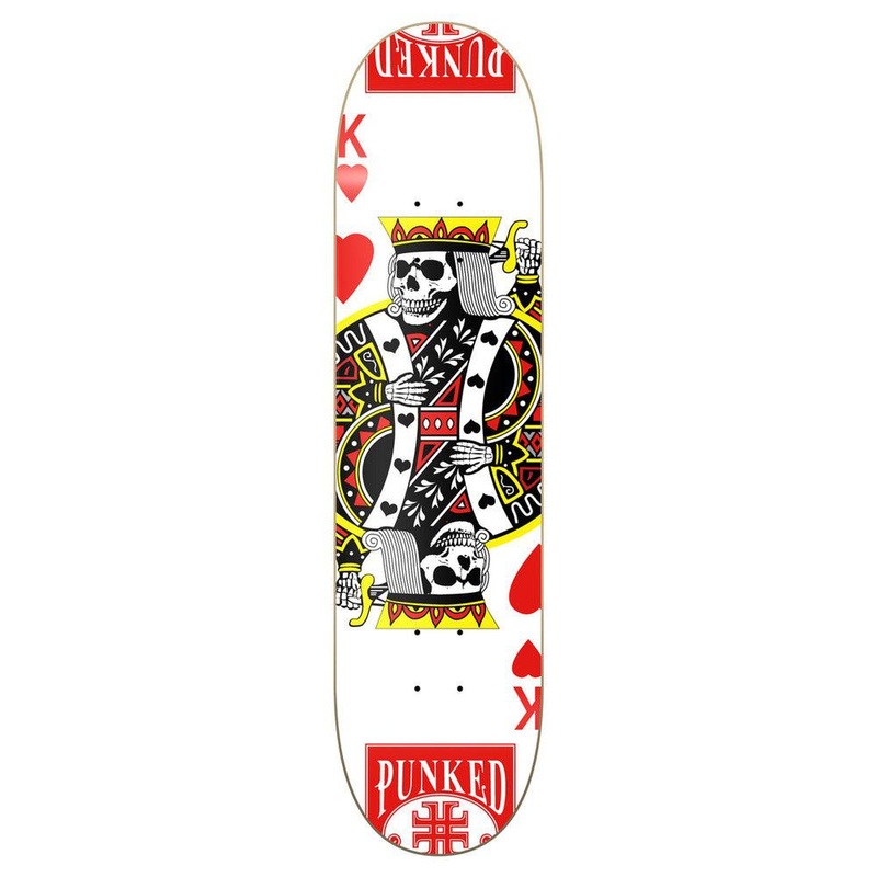 Yocaher Graphic Skateboard Deck – King of Hearts 7.5″