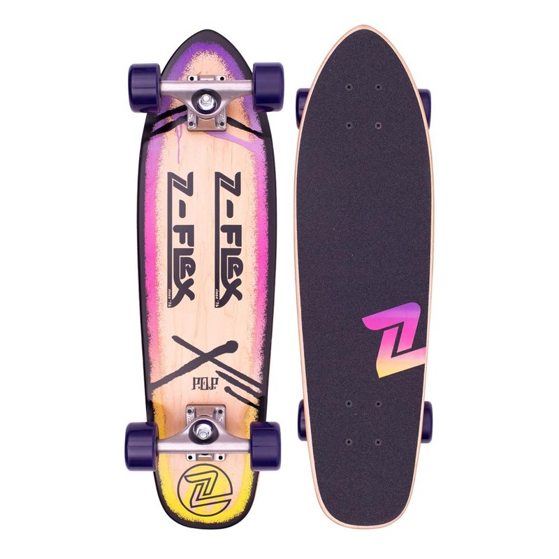 Z-Flex P.O.P Purple Fade 27″ Cruiser