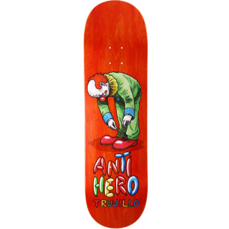Antihero Trujillo Bozos Skateboard Deck 8.75″ 8.75″ Orange Veneer