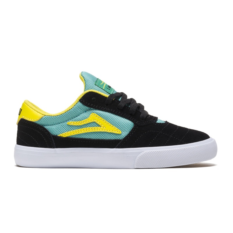 Cambridge Kids Suede (Black/Teal) 6