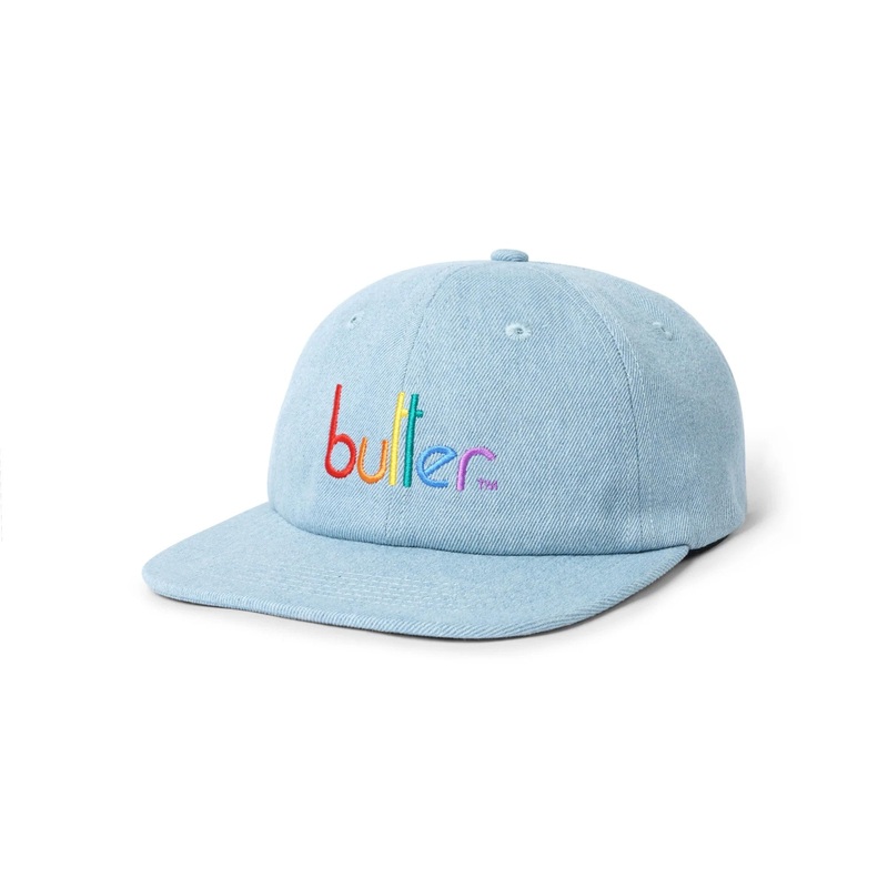 Colours 6 Panel Cap Light Wash Denim