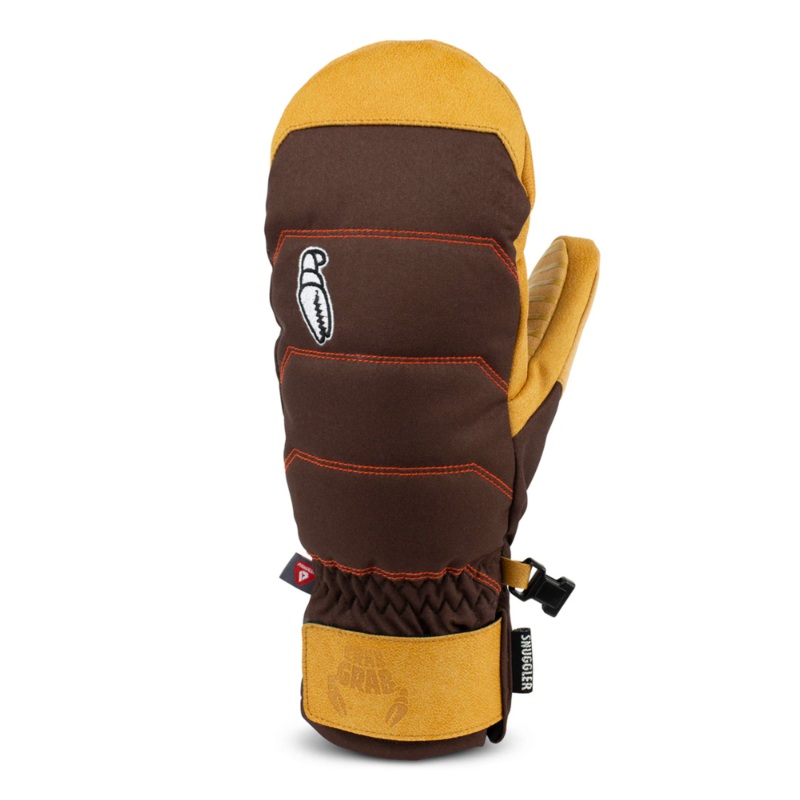 Crab Grab Women’s Snuggler Mitt Brown Contrast MD
