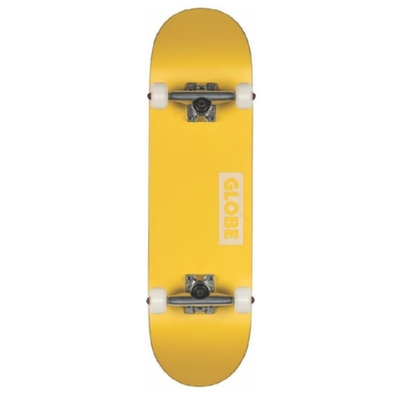 Globe Goodstock Kids Neon Yellow Wheat Complete 7.6 in 7.6 in